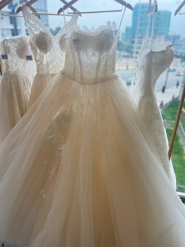 Princess with flowers — Ball Gown